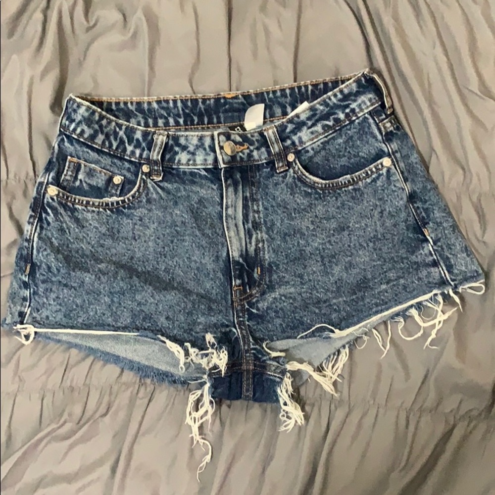 Denim shorts